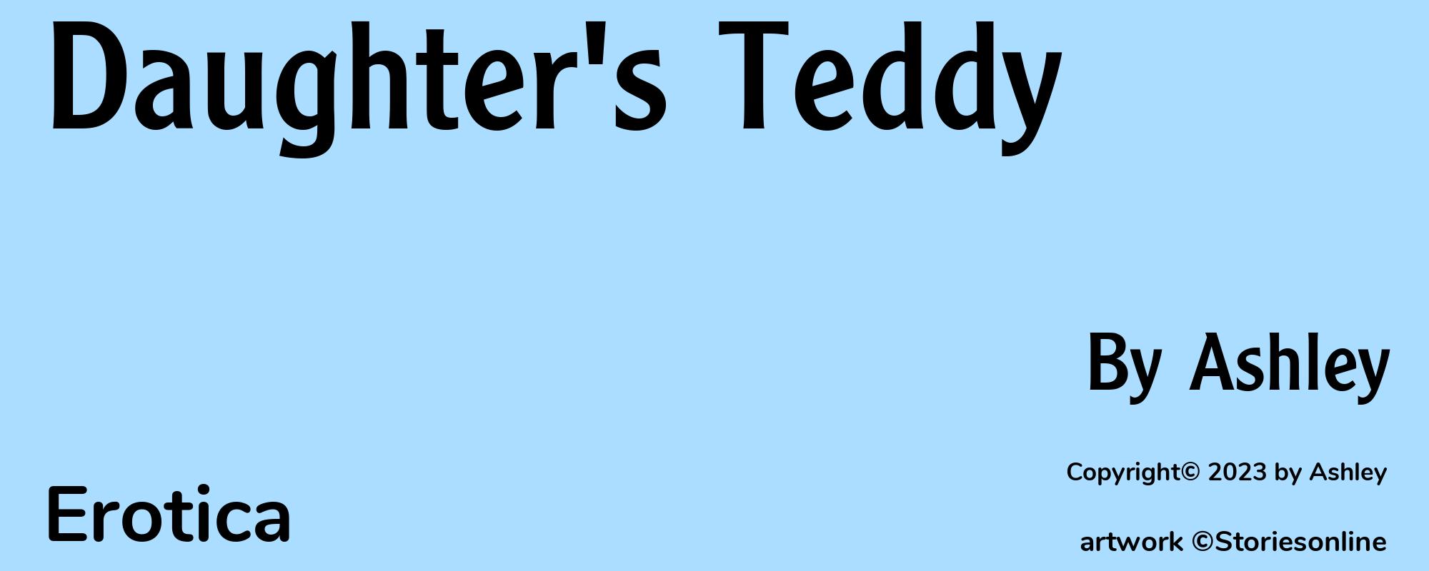 Daughter's Teddy - Cover