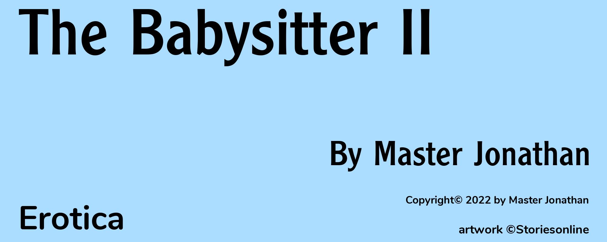 The Babysitter II - Cover