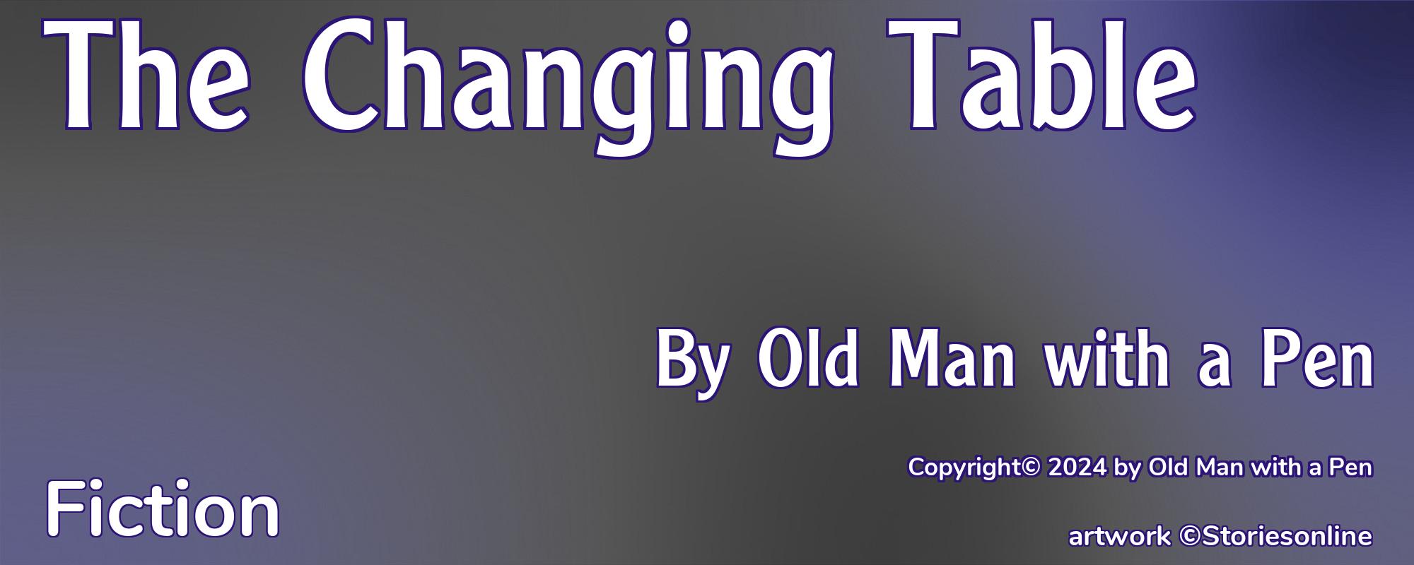 The Changing Table - Cover