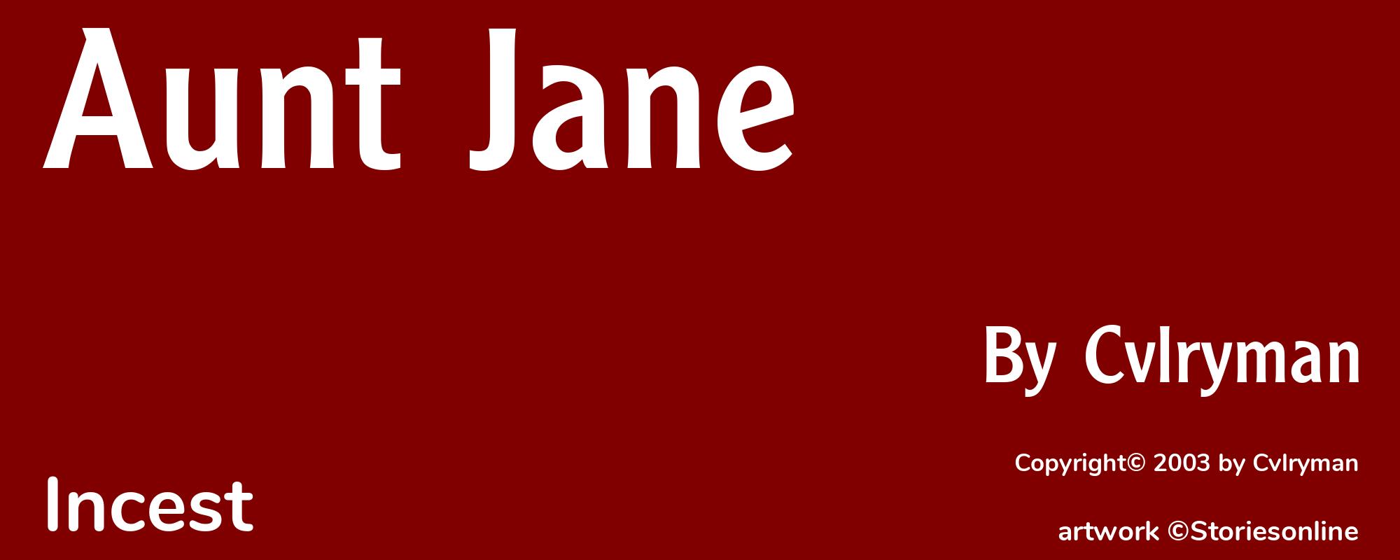 Aunt Jane - Cover