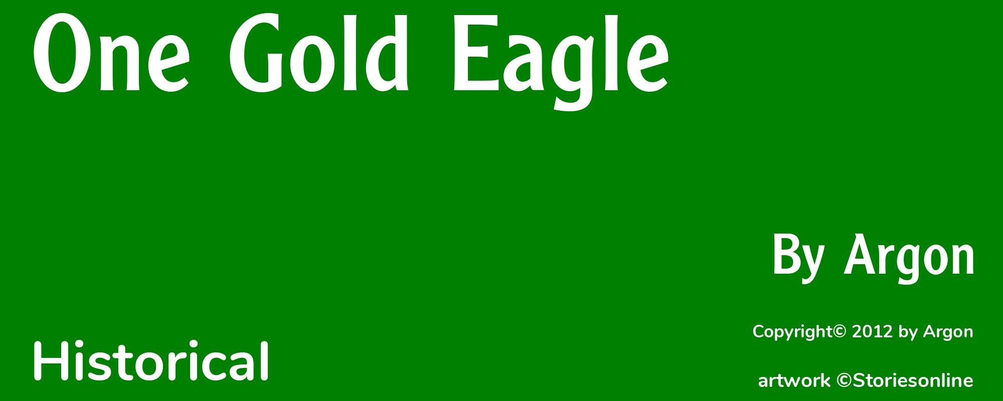 One Gold Eagle - Cover