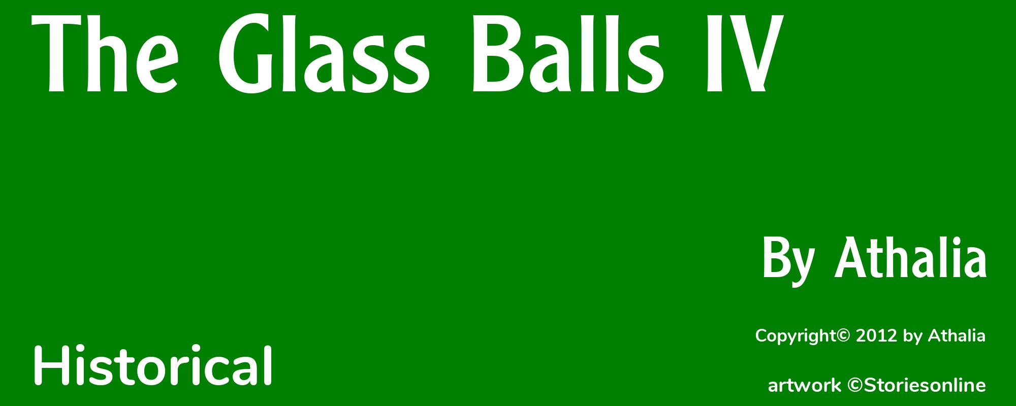 The Glass Balls IV - Cover